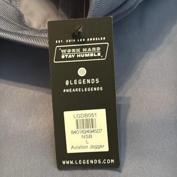 NWT Legends Men's Aviation Joggers in Nightshadow Blue Size L - Picture 12 of 15